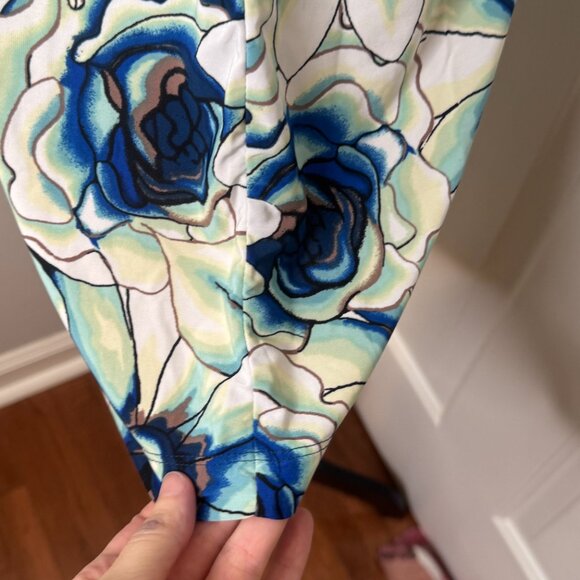 Blue and Deal Strappy Dress by Abrielle, Size Medium - Picture 10 of 10